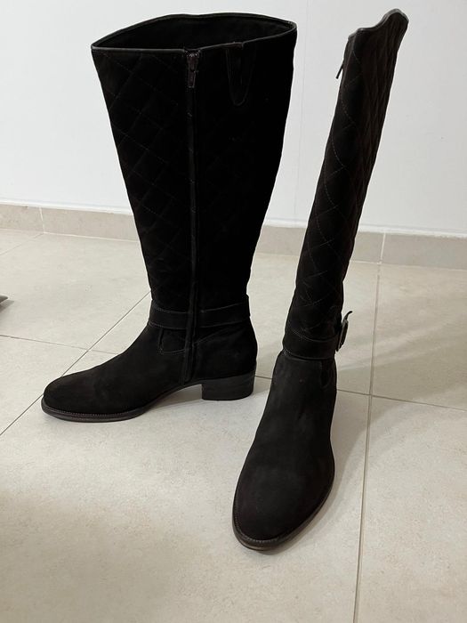 Cizme piele intoarsa ,  dama , Gant