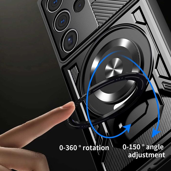 Samsung Galaxy A57 A17 / RUGGED MAGSAFE Удароустойчив кейс с пръстен