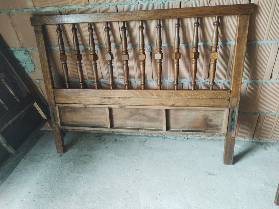 Pat vechi lemn rustic solid