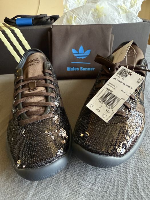 Adidas x Wales Bonner x Karintha Brown Sequins 43 1/3