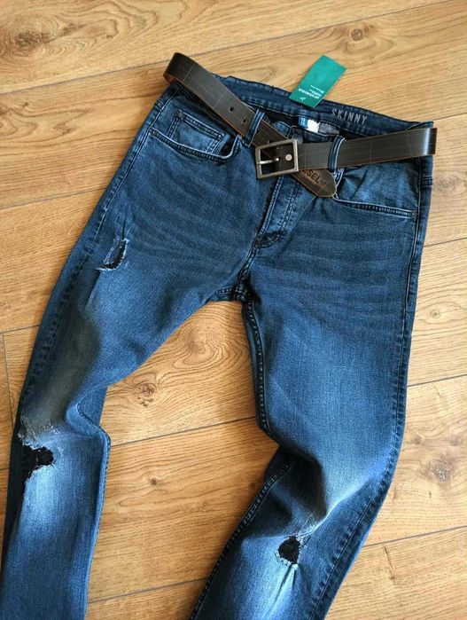 Маркови еластични дънки за момче ръст 170