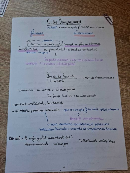 Notite procedură civila + dr. Civil in format pdf pentru Barou, INM