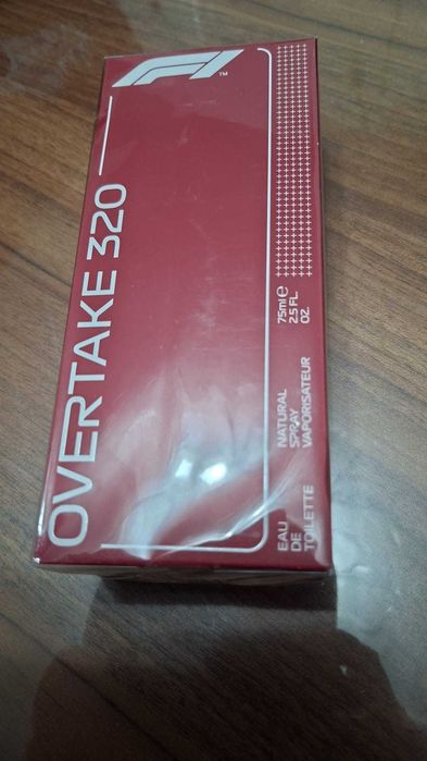 Apa de toaleta Overtake 320, Formula 1, 75 ml