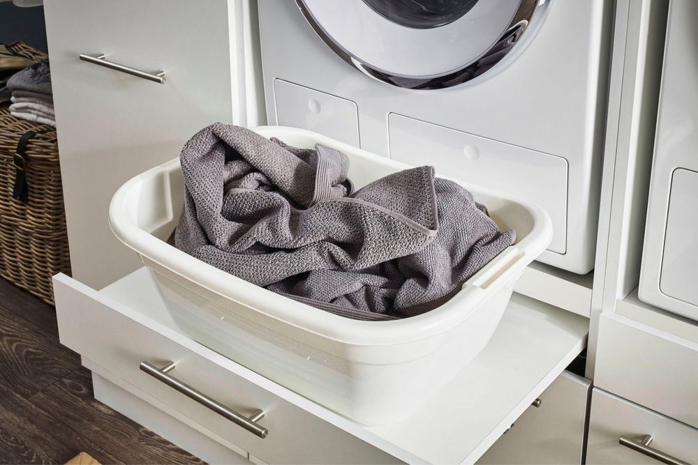 Dulap Masină Spălat Laundreezy, alb, 117.5 cm lățime