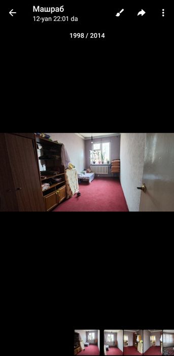 Учтепа тумани 13 квартилда 2 хонали квартира сотилади Хоналари смешини