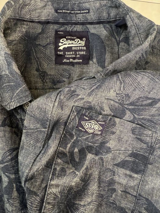 Superdry риза с къс ръкав