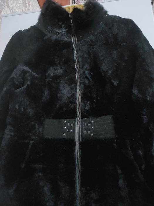 женская мутоновая шуба