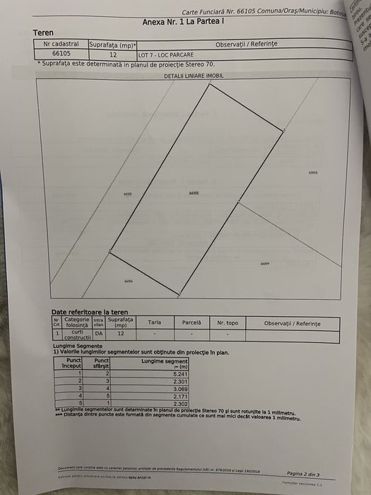 Locuri de parcare private zona Mall Strada Izvoarelor Nr.2