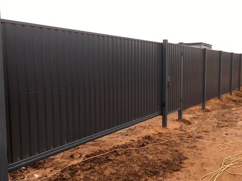 Заборы установка