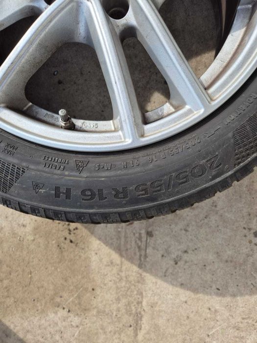 Set Jante aliaj Bmw 205/55 R16, Anvelope m+s, 7j et 45, 5x120