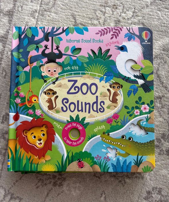 Carti USBORNE cu sunete - animale, dinozauri, trenuri, ferma, anotimpuri, etc