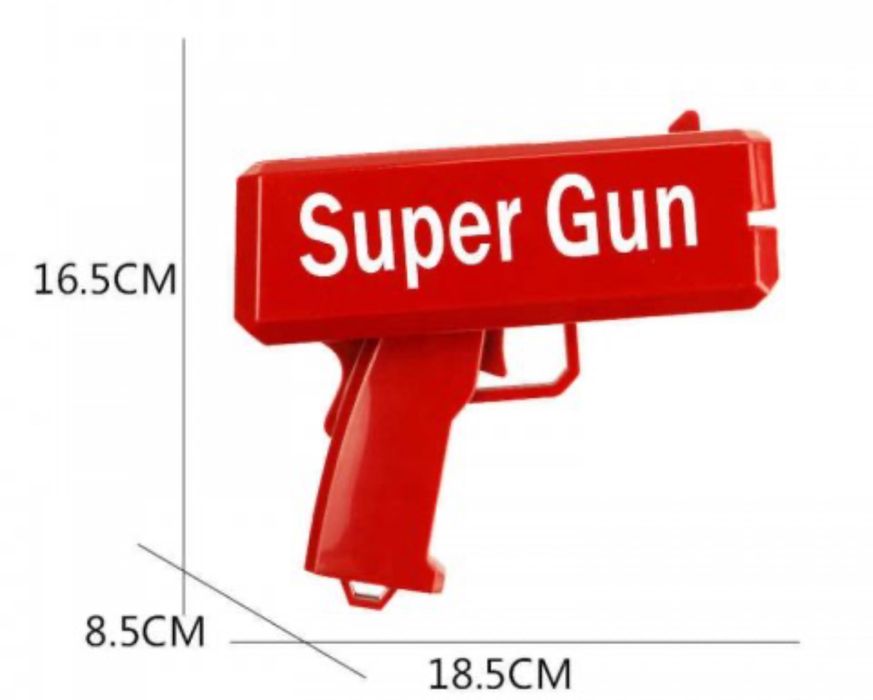 Парти пистолет за различни банкноти