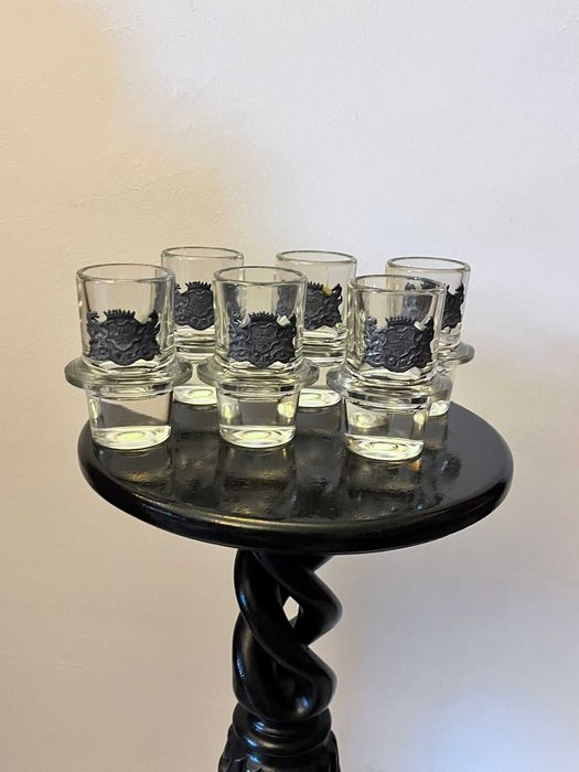 Set sase piese sfesnice cu decoratiuni metalice bibelouri bibelou