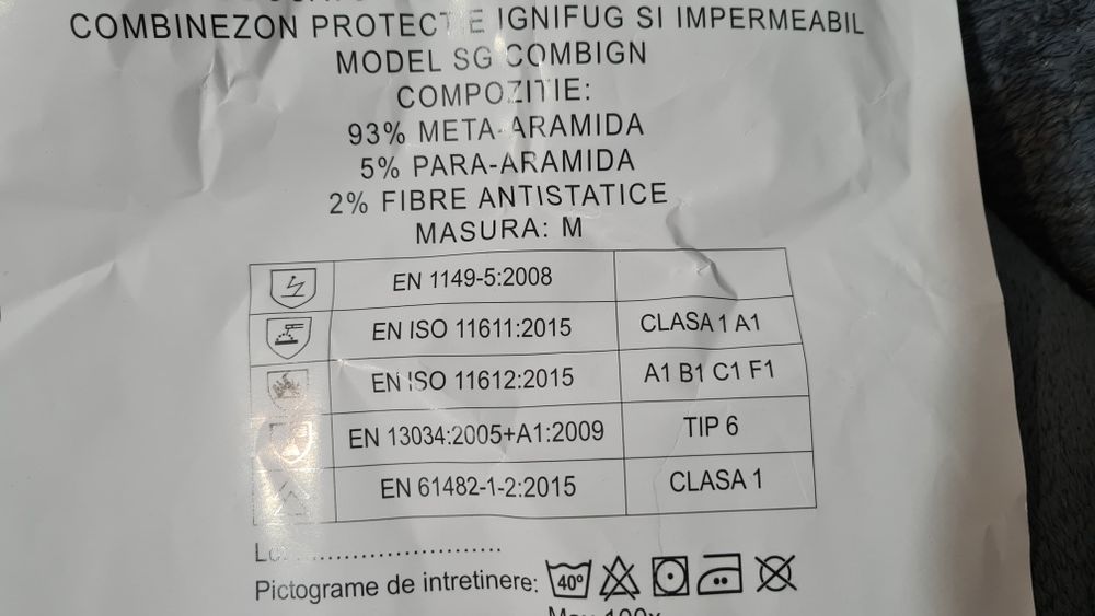 Combinezon impermeabil