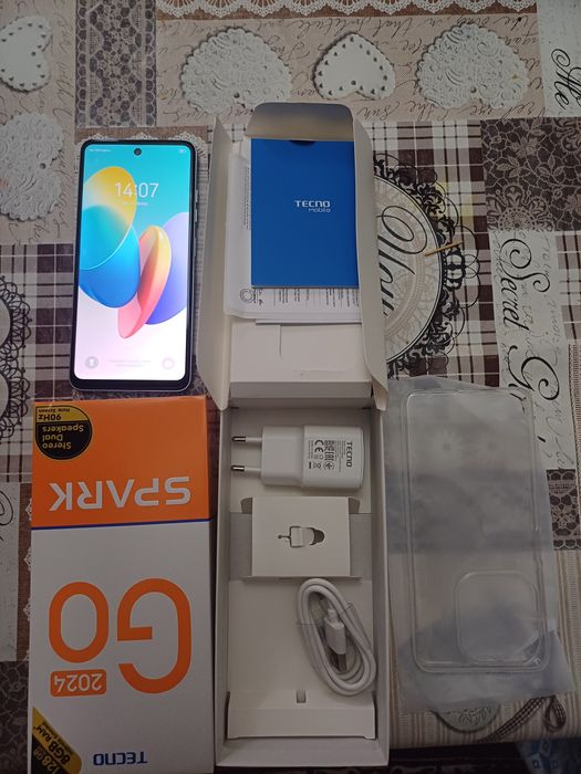 Tecno Go spark срочно сотилади янги тел ишлатилмаган