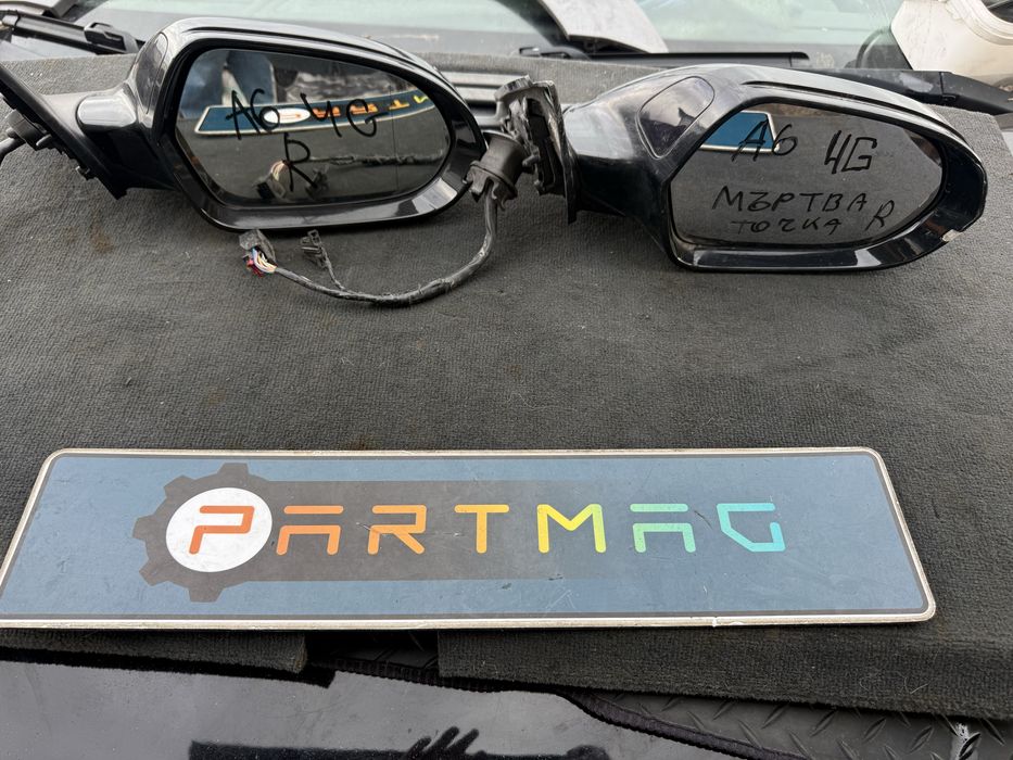 Странични огледала Ауди AUDI A6 4G обикновенни с мъртва точка