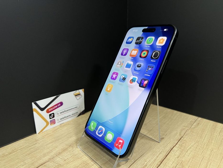 Iphone 15 Plus 128Gb Black Second-Hand 3 ani garanție, Telefoane M