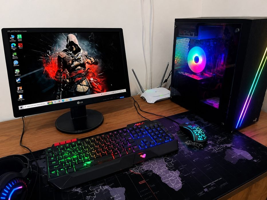 Zamonaviy kompyuter toliq set Cs2 Dota 2 Cs go resident evil7 oyin bor