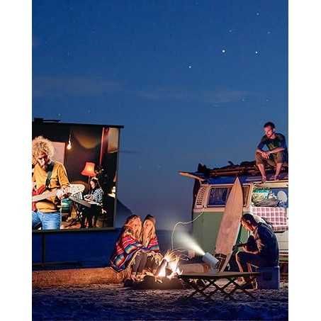 Videoproiector cu baterie, Android 11.0, WLAN6 si BT5.3, 1080P 4K