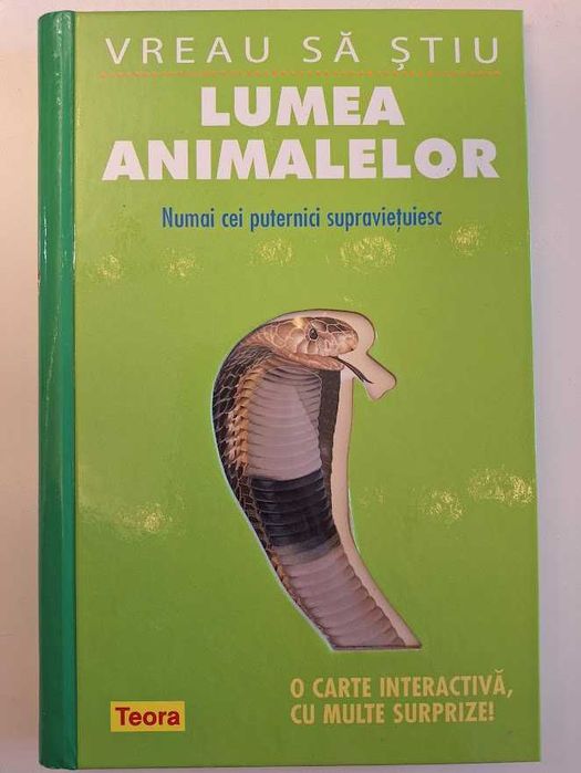 Lumea animalelor - Numai cei puternici supraviețuiesc (ed. Teora)