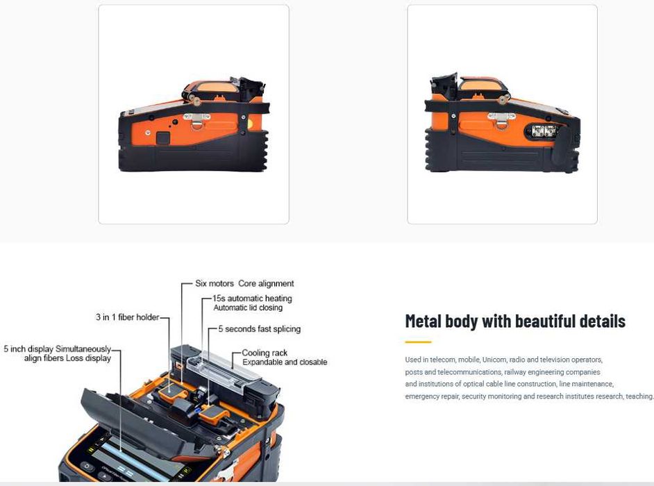 Сварочный аппарат Signal Fire AI 9 оптического волокна gpon