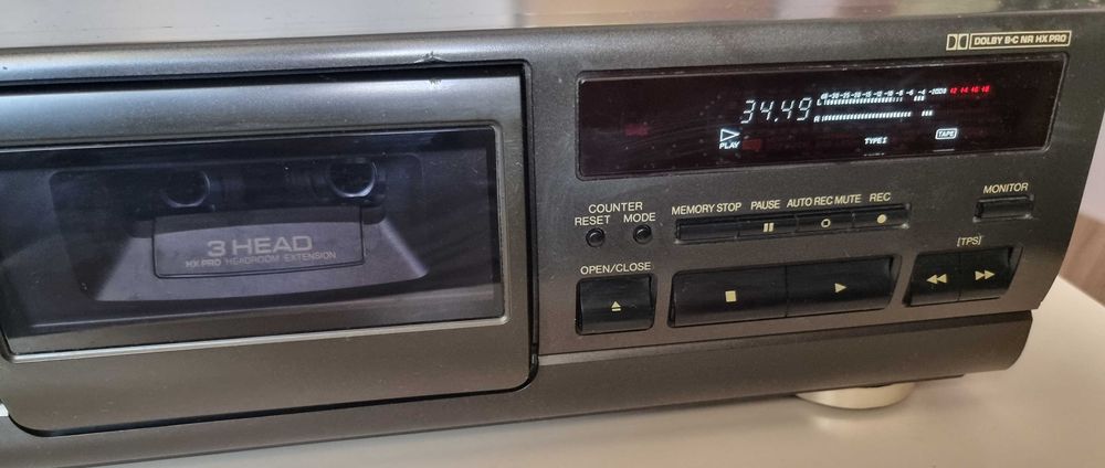 Casetofon deck Technics RS-BX601, 3 capete