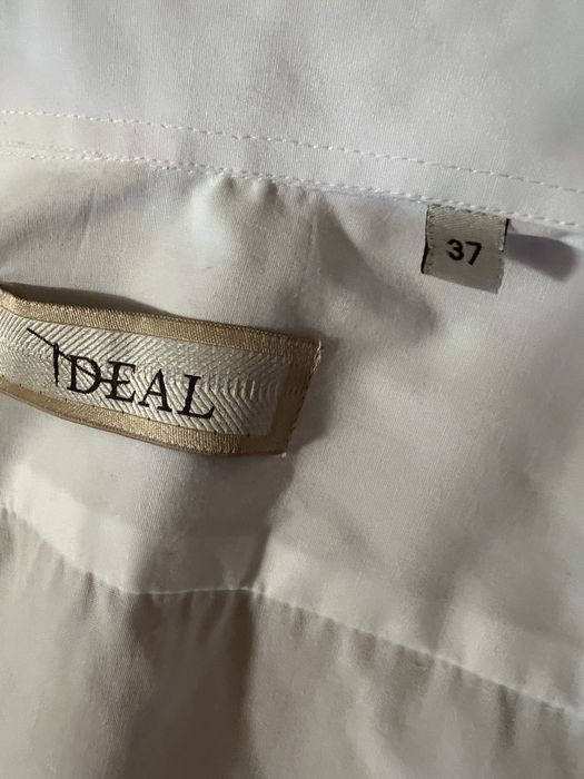 Рубашка белая 37 размер на 14-15 лет