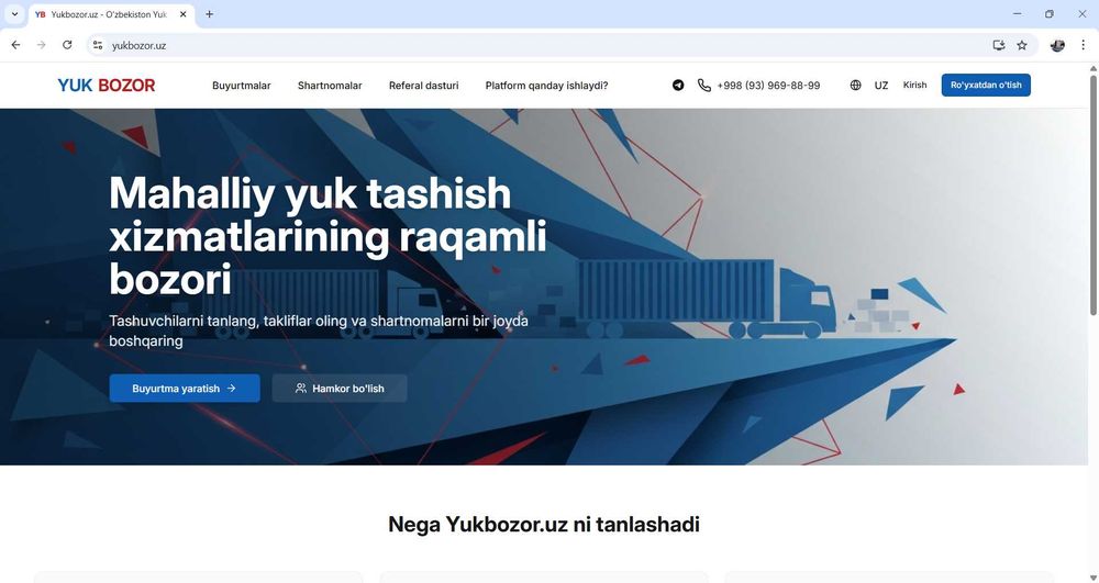 O'zbekiston bo'ylab yuk tashish/Перевозка грузов/Фура, Isuzu, Шаланда