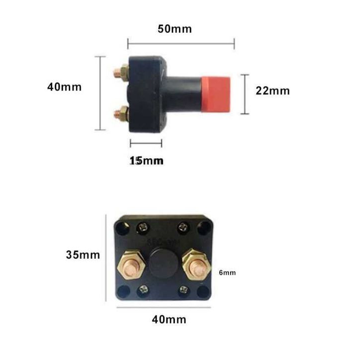 Ключ маса за акумулатор 12V/100A