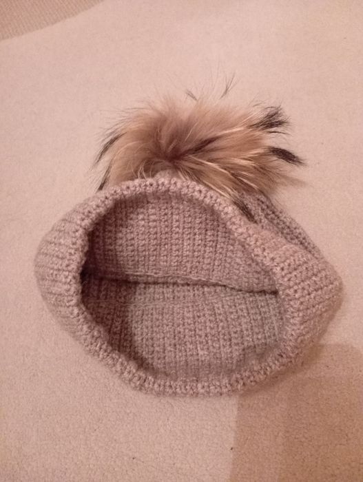 Набор шапка+манишка на флисе