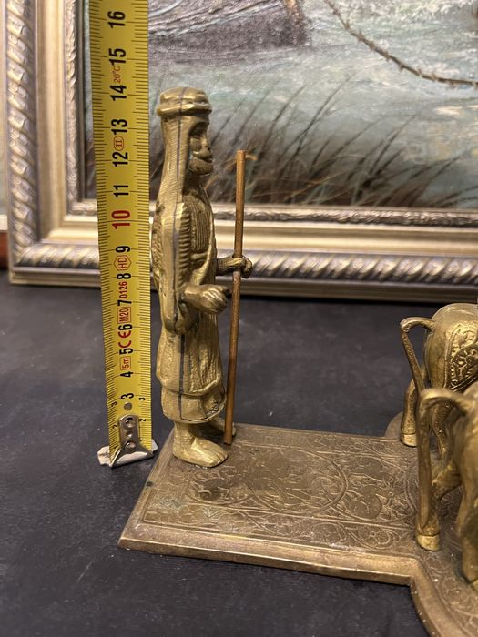 Колекционерска,бронзова мастилница