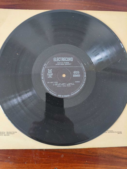 Vând disc vinil Zoltan Boroș: Pași spre infinit