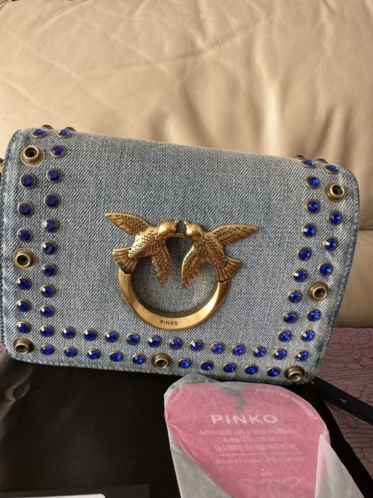 Дънкова чанта Pinko