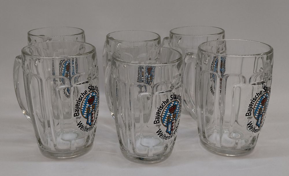 Комплект от 6 халби за бира с вместимост 500 мл, чисто нови.
Оригиналн