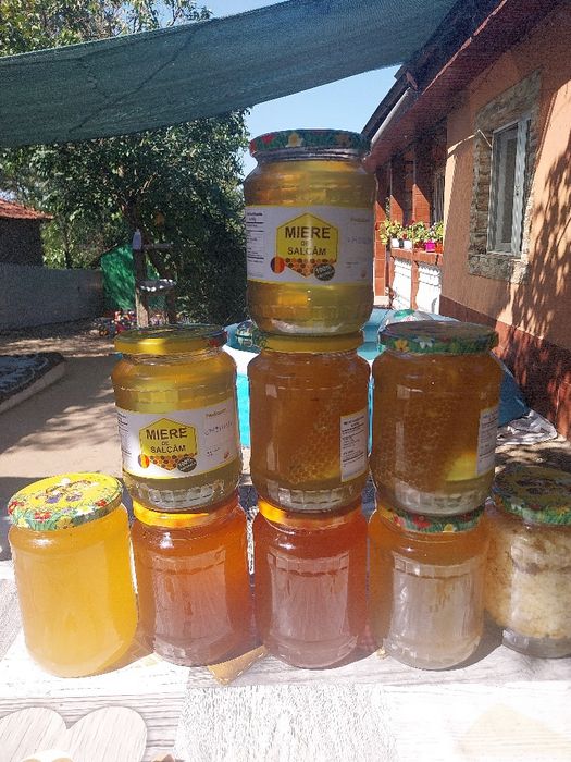Miere 100% bio neprocesata stupina proprie