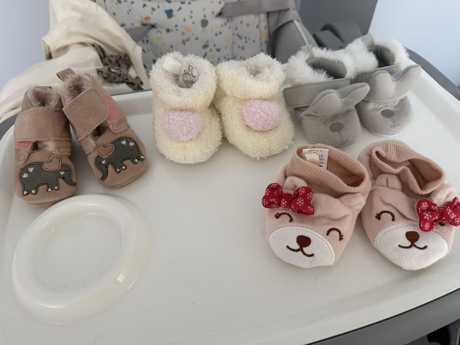 Сет бебешки пантофки