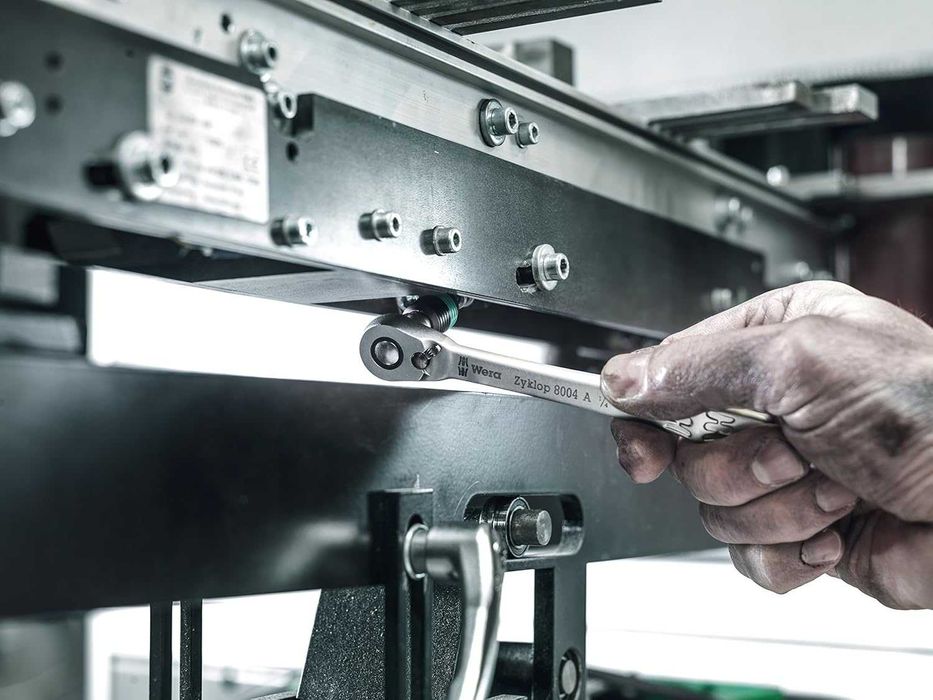 WERA Zyklop 8004 A тресчотка 1/4",72 зъба,изцяло метална