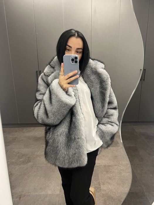 Трендовый эко полушубка