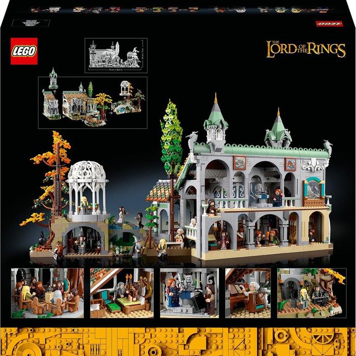 LEGO Icons: Stapanul Inelelor - Rivendell 10316, 18 ani+, 6167 piese