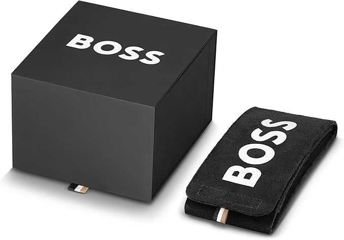 ПРОМО Нов 2г Гаранция Мъжки Часовник Hugo Boss 1514108 Troper, Сребрист Цвят