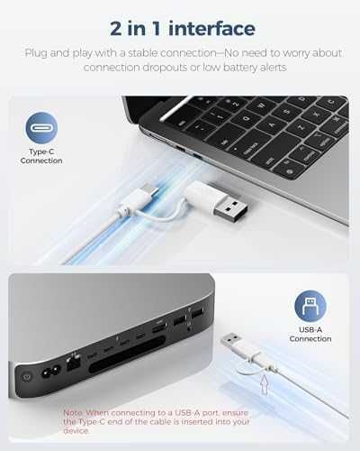 Нова жична USB Type-C клавиатура за лаптоп MacBook iMac Mac mini QWERTY UK