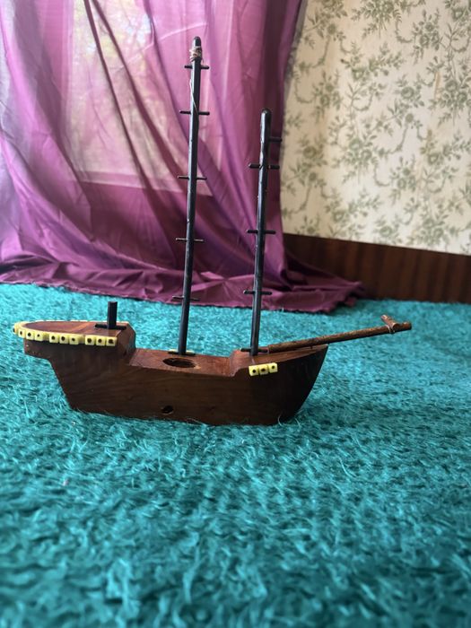 Дървено корабче - части