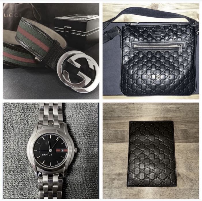 Сумка, Аксессуары: обложка, часы, ремень