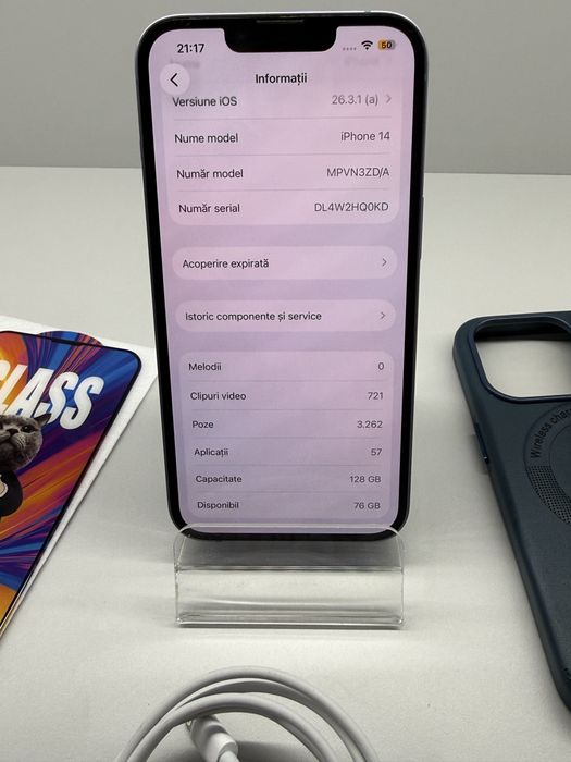 Apple iPhone 14 128GB Blue 84%