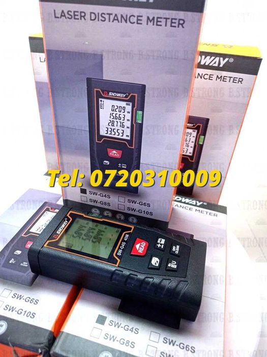 Dispozitiv Masura Laser 40m Sndway Digital Portabil Usor De Manevrat