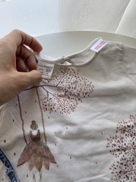 Set Zara 18-24 - bluza si sarafan blugi