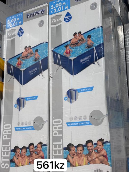 Бассейны надувной и каркасный