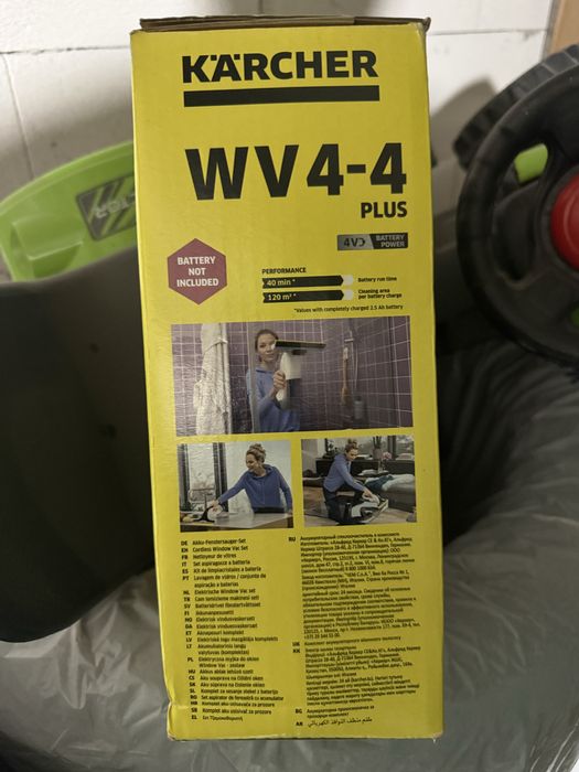 Парочистачка Rowenta и уред за почистване на стъкла с пара Karcher