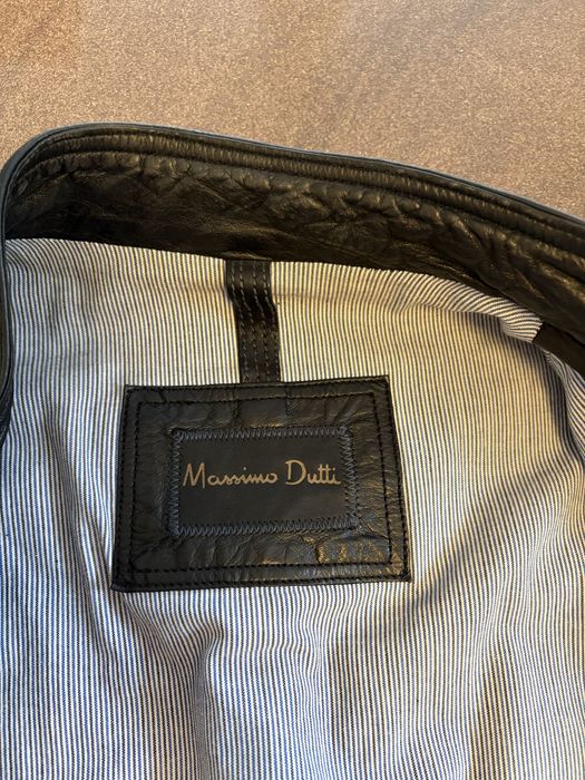 Geaca de piele barbati Massimo Dutti