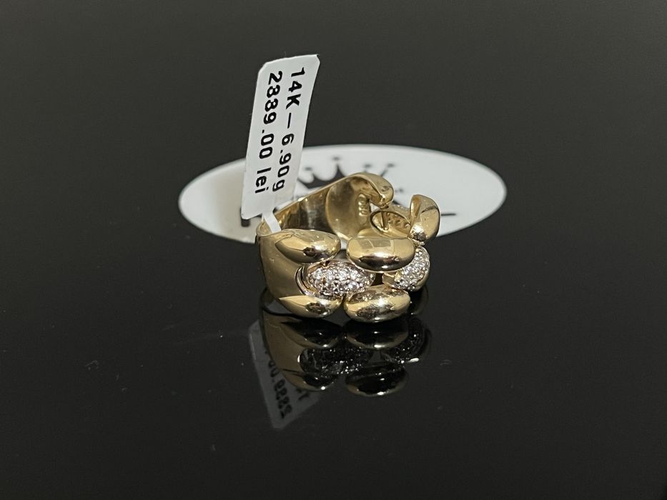 Bijuteria Royal CB : Inel dama aur 14k 6,90gr